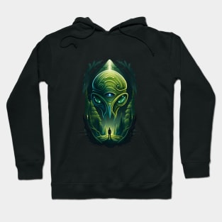 Alien Forest Encounters Hoodie